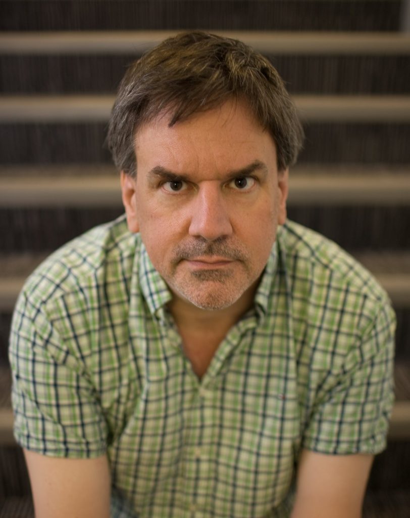 Portrait of game designer Ron Gilbert, creator of Maniac Mansion and Monkey Island, in 2013