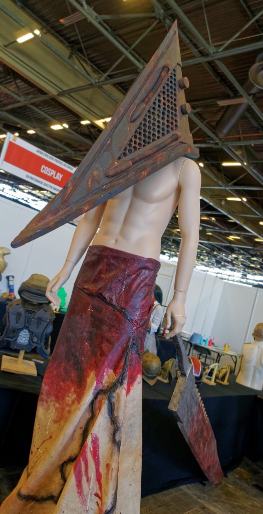 Life-size Pyramid Head figure from Silent Hill 2 on display at Japan Expo 2019