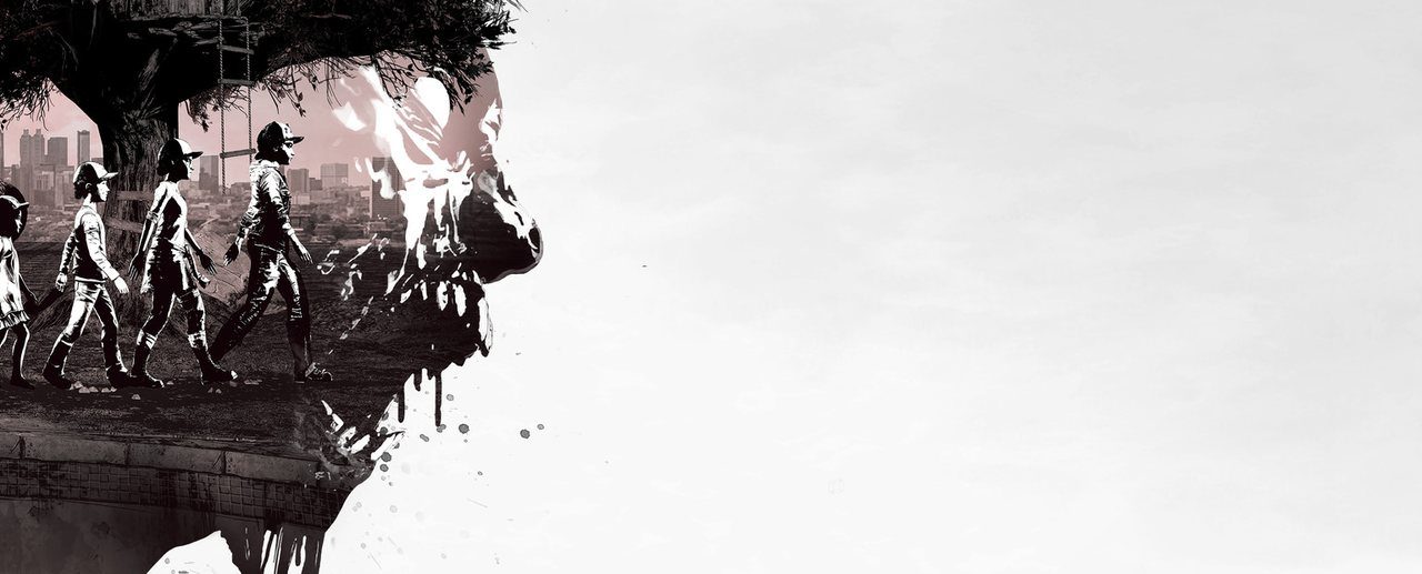 Key art for The Walking Dead: The Telltale Definitive Series featuring Clementine
